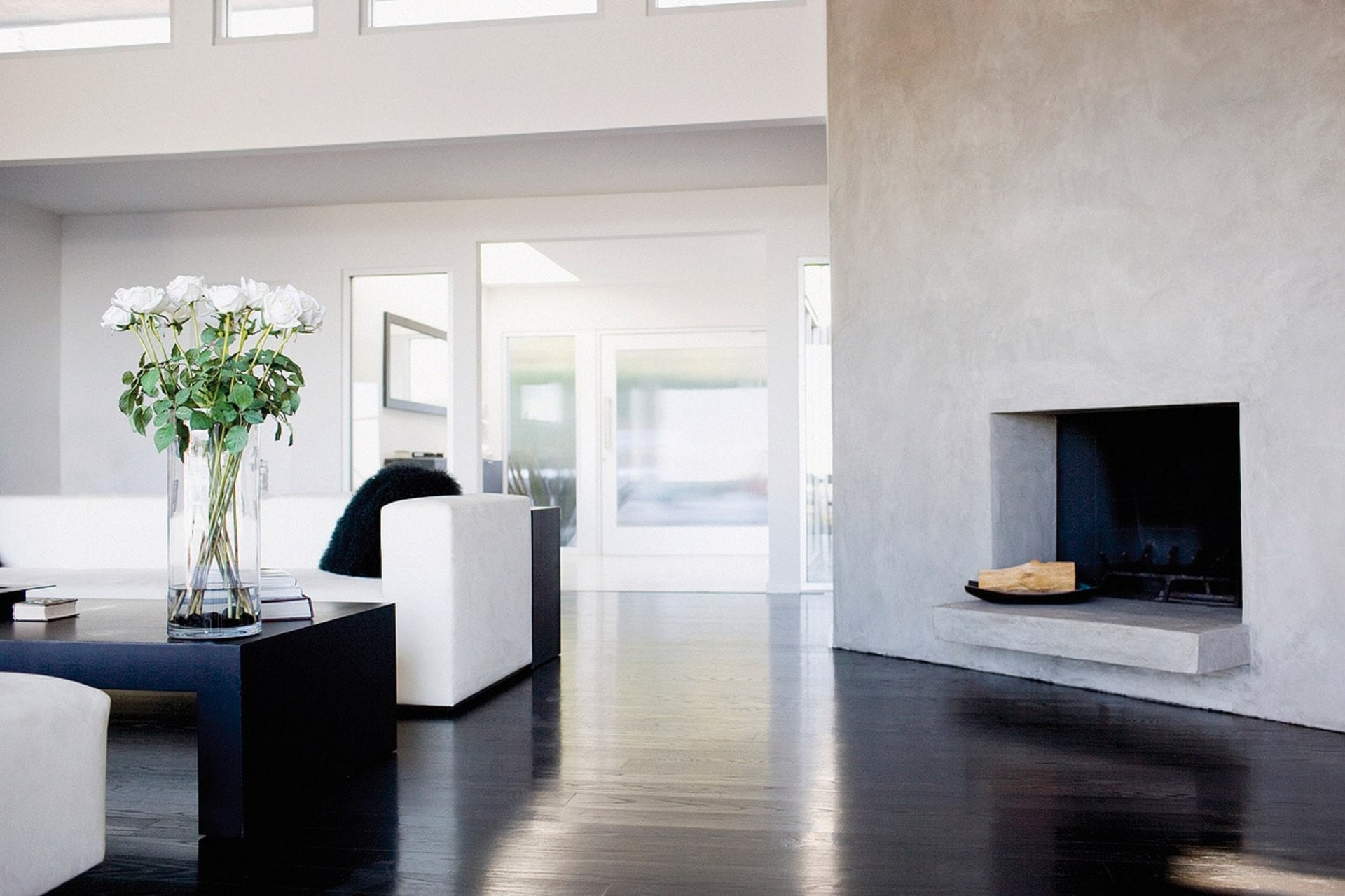 Bodenausgleichsmasse im Wohnzimmer